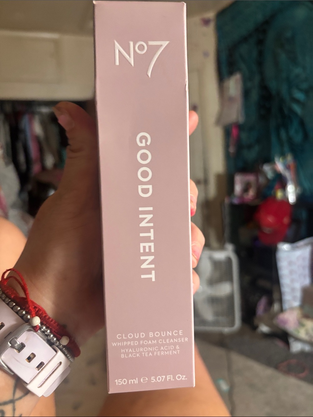 No7 Good Intent Cloud Bounce Whipped Foam Cleanser - Pink